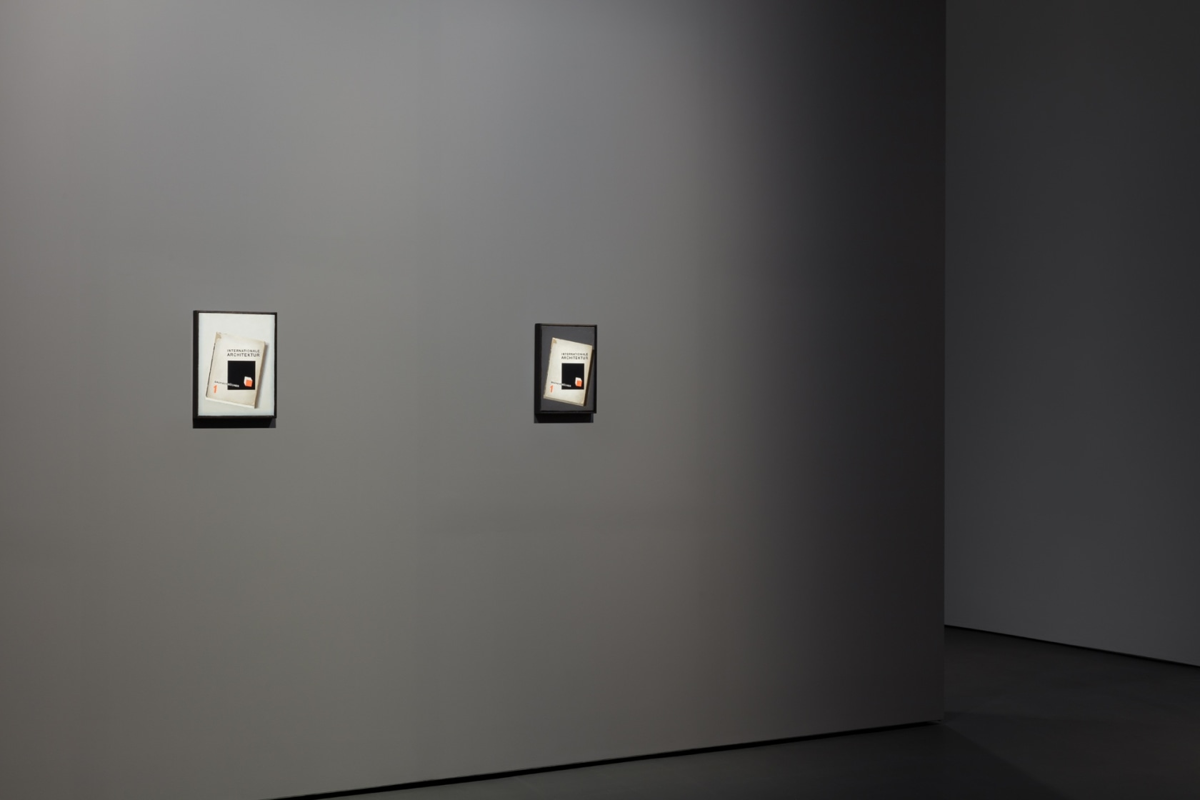 Left: Liu Ye, Book Painting No. 30 (Internationale Architektur Bauhaus Bücher No. 1, Albert Langen Verlag, München, 1925), 2020. Right:...