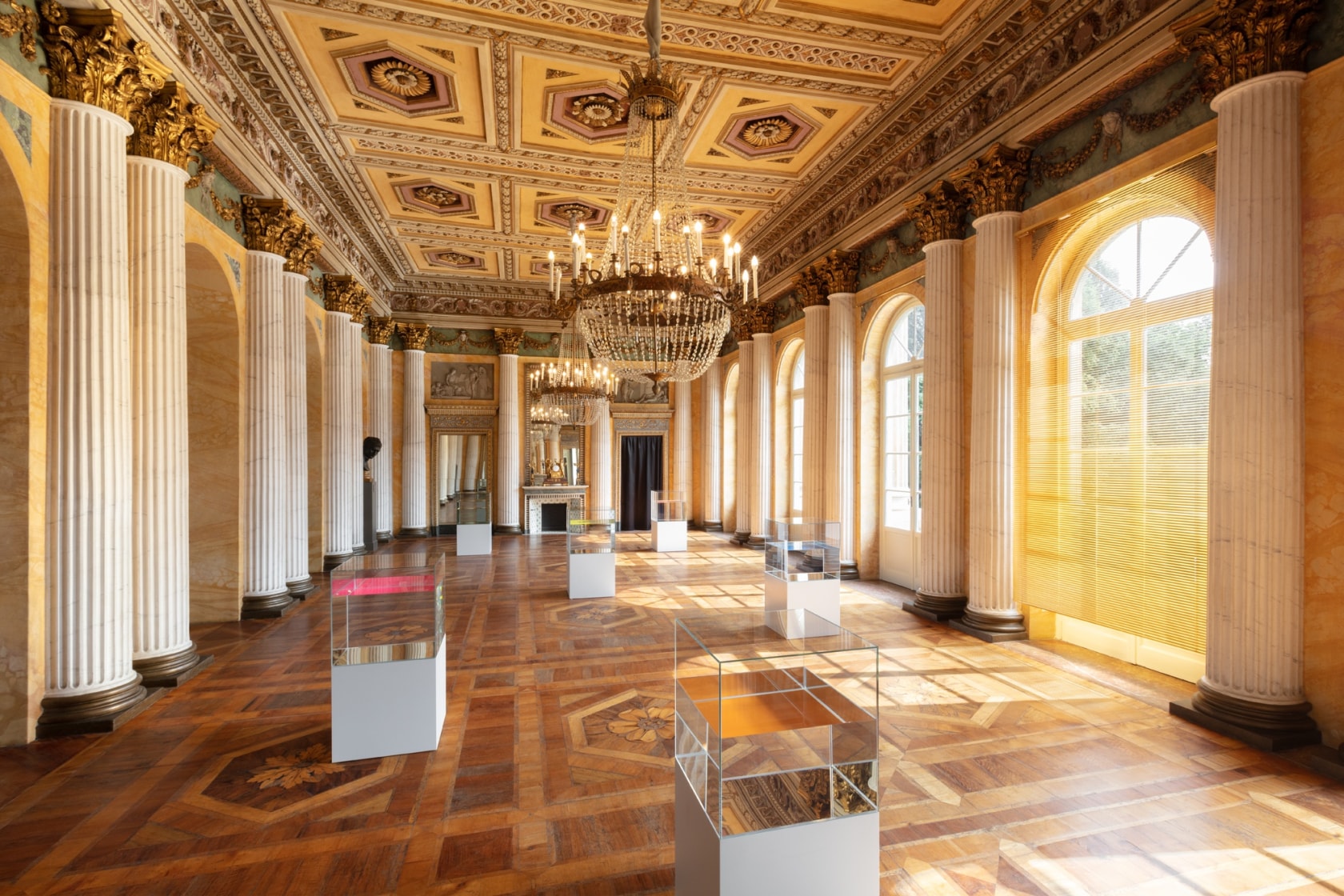 Exhibition view: Ann Veronica Janssens, gam gam gam, Metamorphosis | Bvlgari Design Week, Galleria d'Arte Moderna – GAM, Milan, 2021...