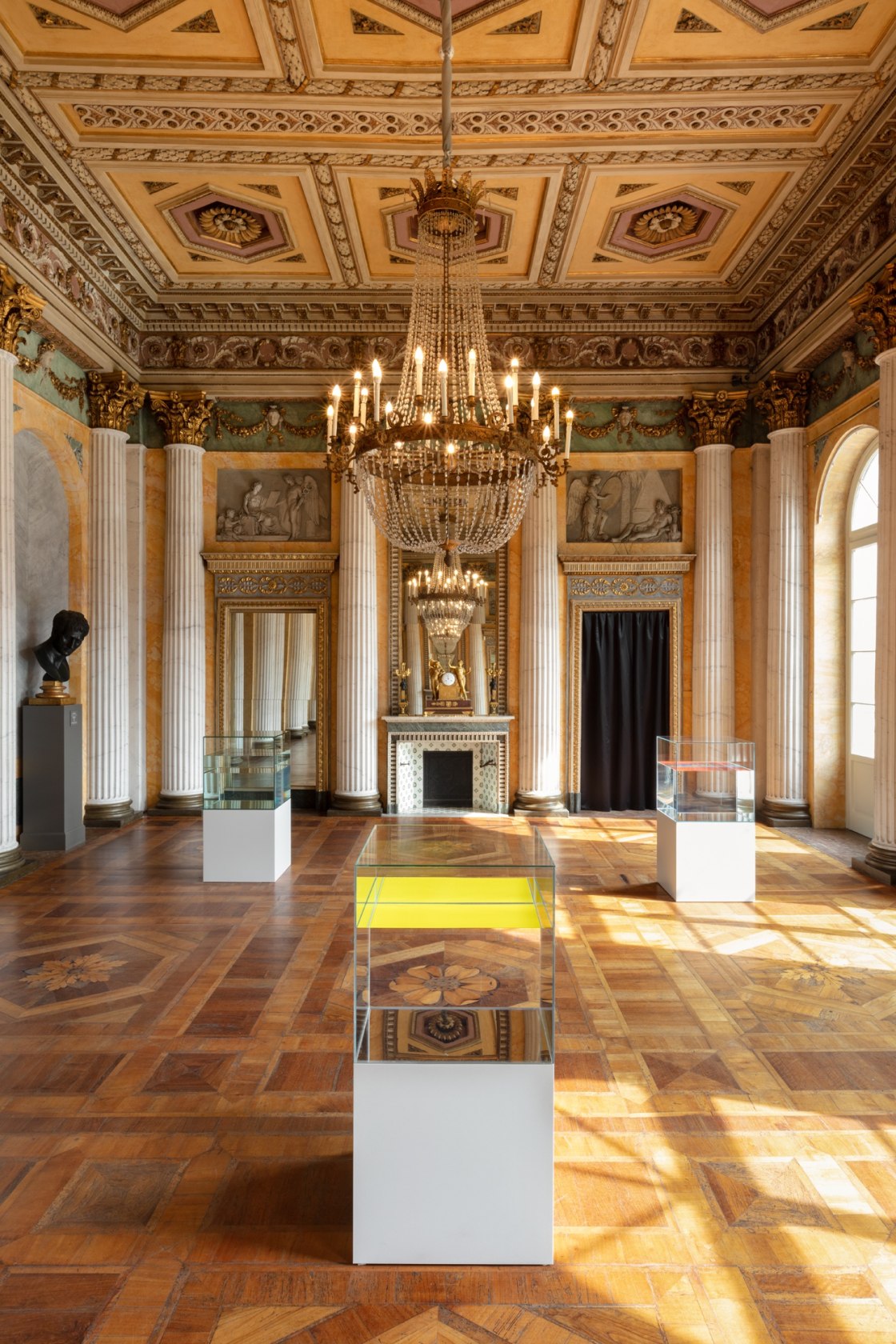 Exhibition view: Ann Veronica Janssens, gam gam gam, Metamorphosis | Bvlgari Design Week, Galleria d'Arte Moderna – GAM, Milan, 2021...