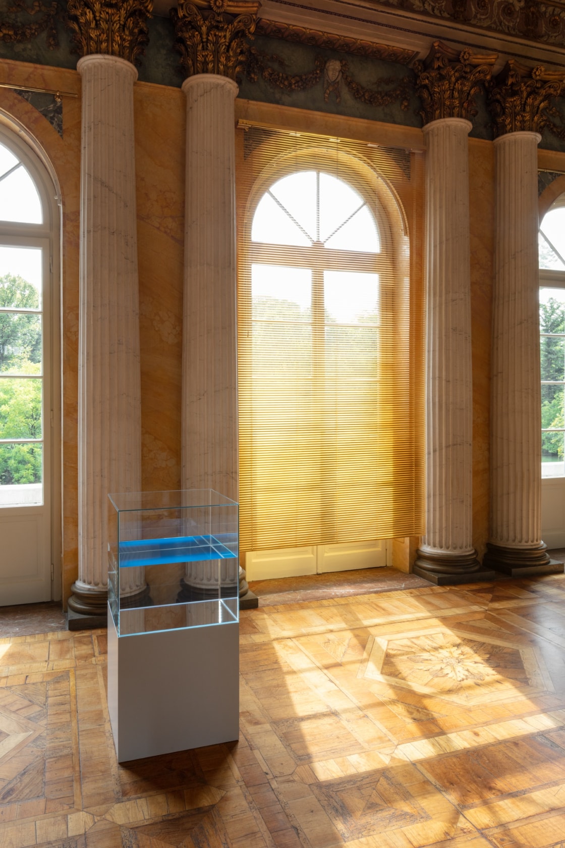 Exhibition view: Ann Veronica Janssens, gam gam gam, Metamorphosis | Bvlgari Design Week, Galleria d'Arte Moderna – GAM, Milan, 2021...