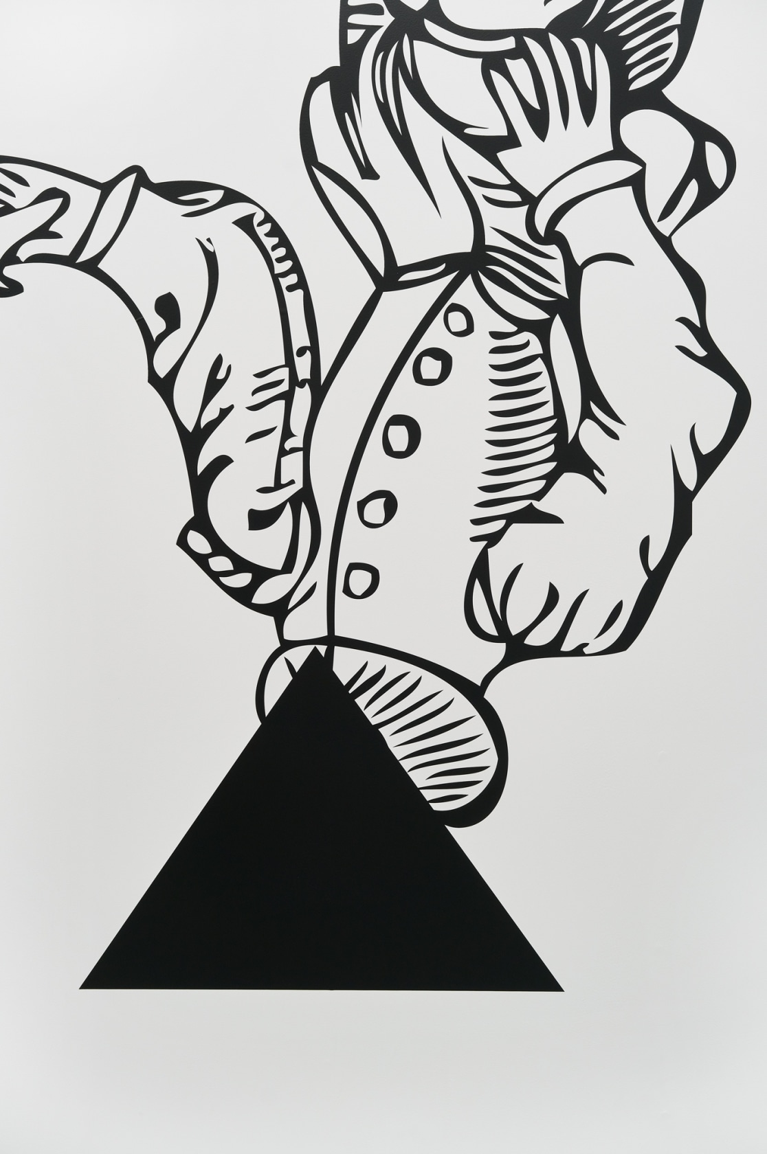 Exhibition view: Liam Gillick, Four Steps and a Leap, Blanc Art Space D7, Beijing, 2021. Photo © Sun Shi⁠