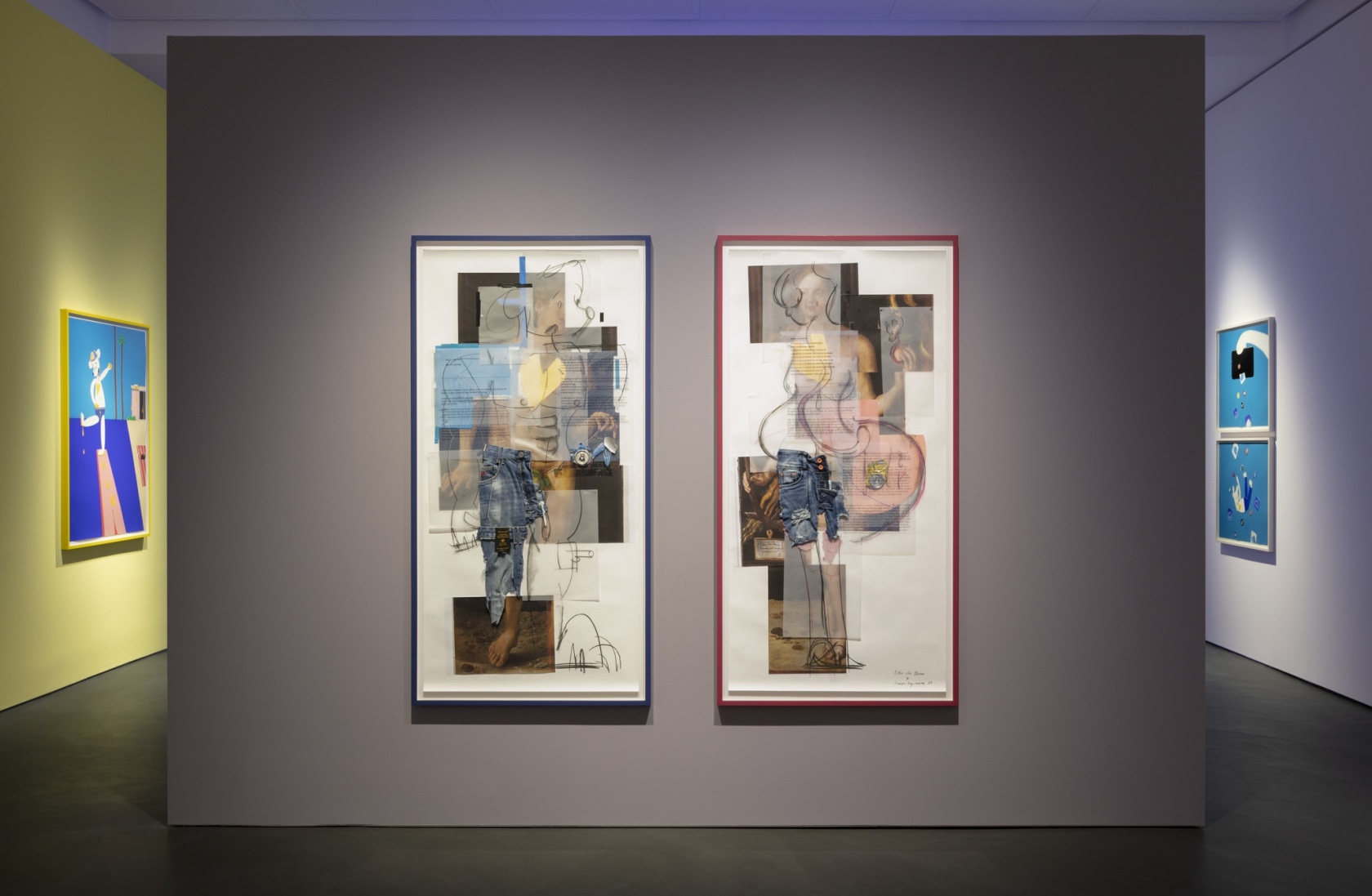 Left: Simon Fujiwara, Who‘s Bigger Splash? (Pre-Image Submersion), 2021. Center: Simon Fujiwara, Who‘s Original Sin?, 2021. Right: Simon Fujiwara, Who‘s...