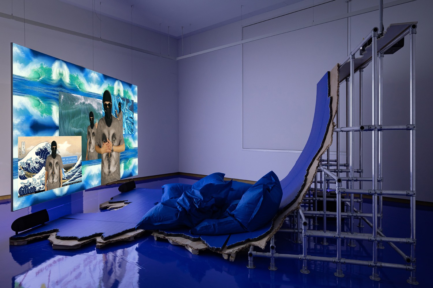 Hito Steyerl, Liquidity Inc., 2014 © Hito Steyerl. Exhibition view: I Will Survive, Stedelijk Museum, Amsterdam, 2022. Photo © Peter...