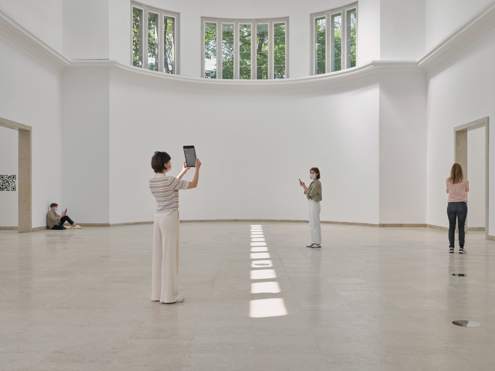 Exhibition view: 2038 The New Serenity, German Pavilion at the 17th International Architecture Exhibition – La Biennale di Venezia, Venice,...