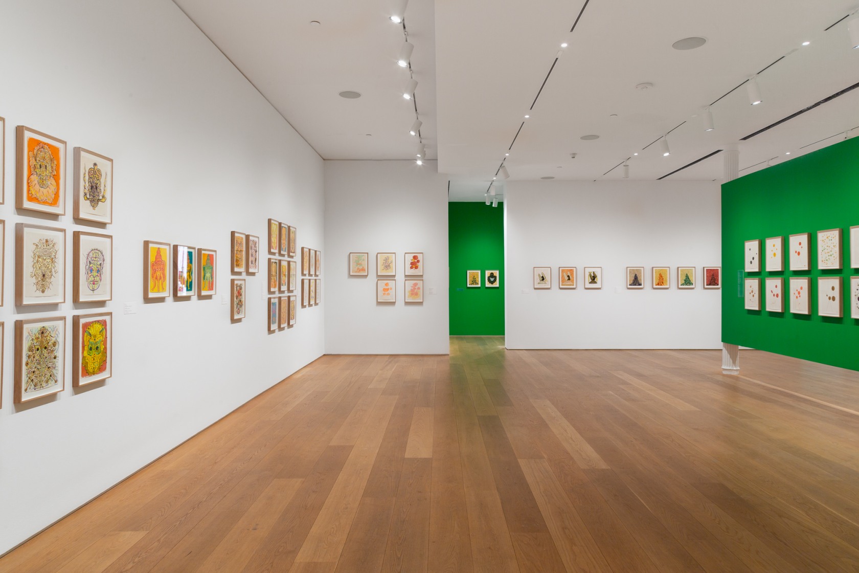 Exhibition view: Ecce Homo: The Drawings of General Idea, The Drawing Center, New York, 2022. Photo © Daniel Terna