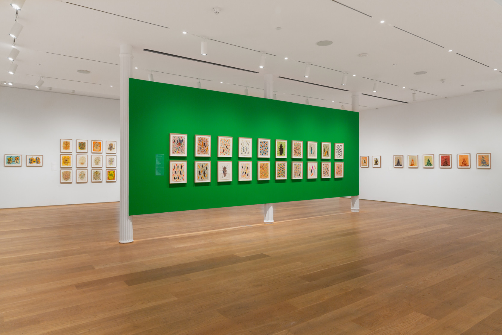Exhibition view: Ecce Homo: The Drawings of General Idea, The Drawing Center, New York, 2022. Photo © Daniel Terna