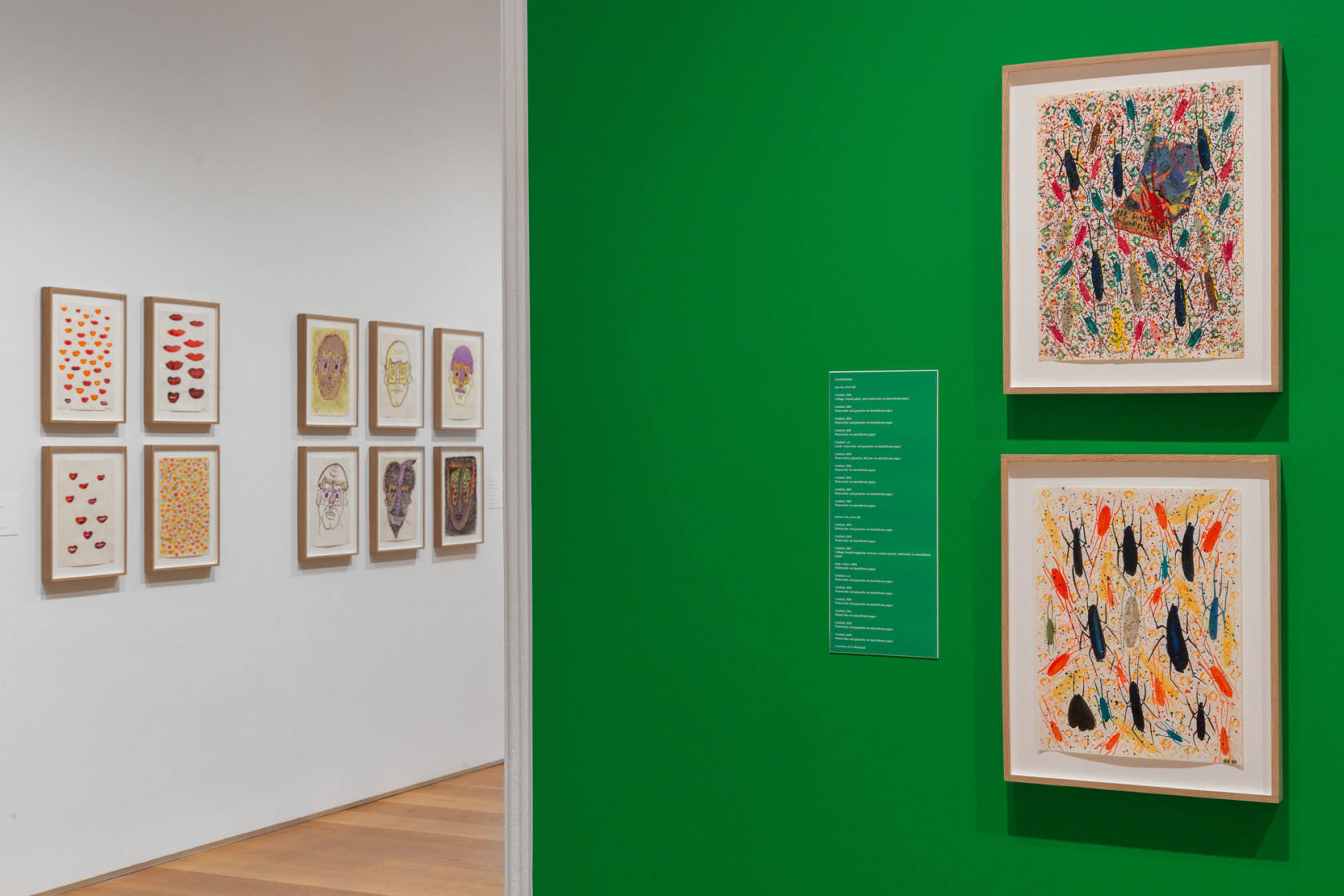 Exhibition view: Ecce Homo: The Drawings of General Idea, The Drawing Center, New York, 2022. Photo © Daniel Terna