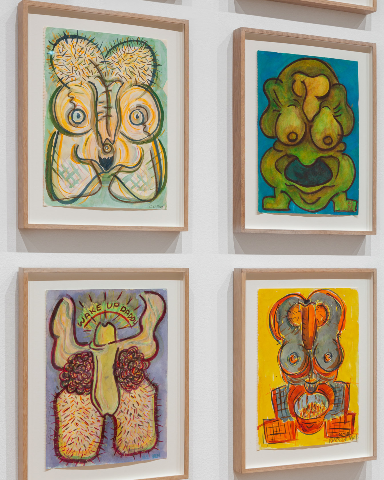 Exhibition view: Ecce Homo: The Drawings of General Idea, The Drawing Center, New York, 2022. Photo © Daniel Terna