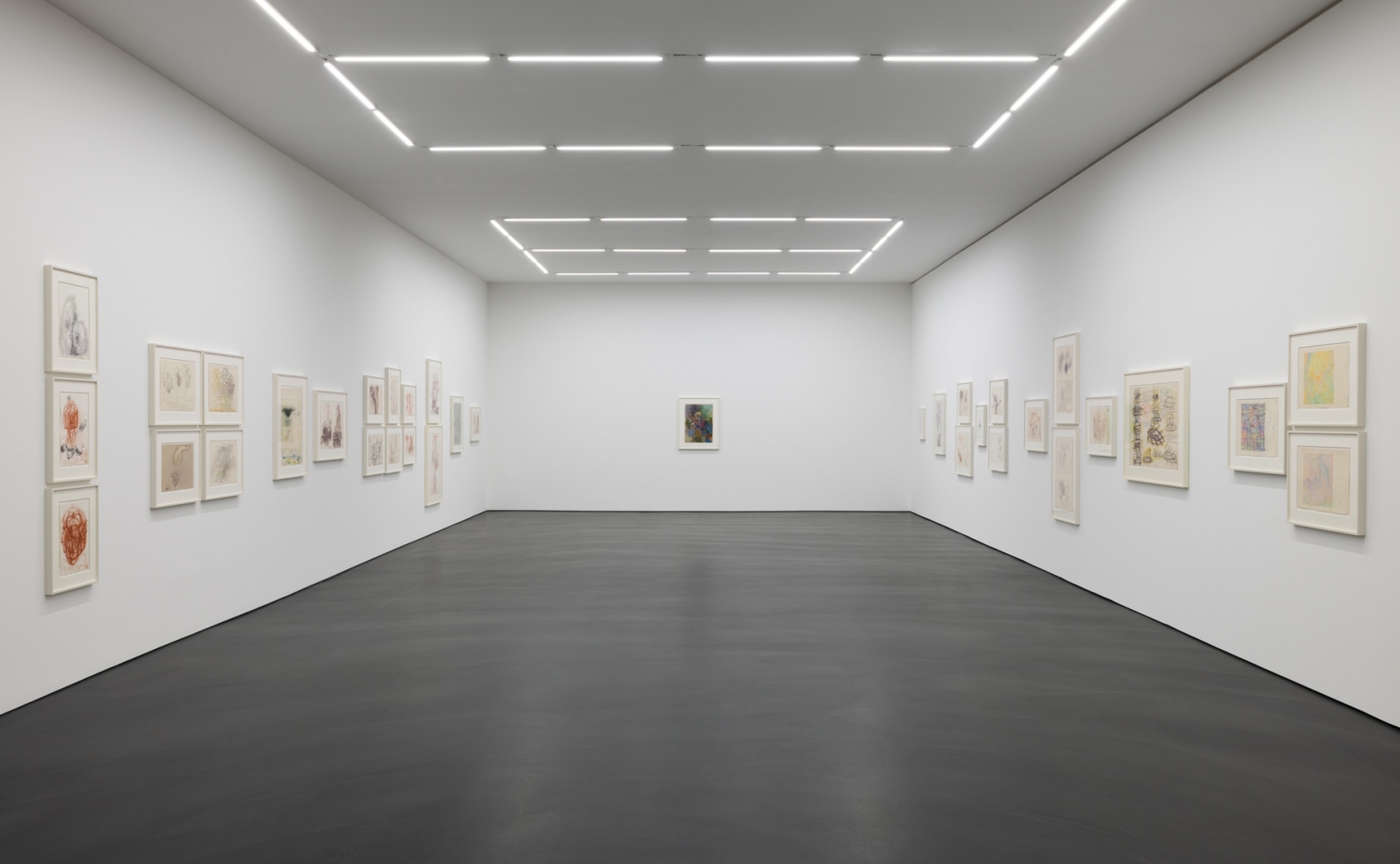 Exhibition view: Ends of Research. Stefan Bertalan, Esther Schipper, Berlin, 2023. Photo © Andrea Rossetti