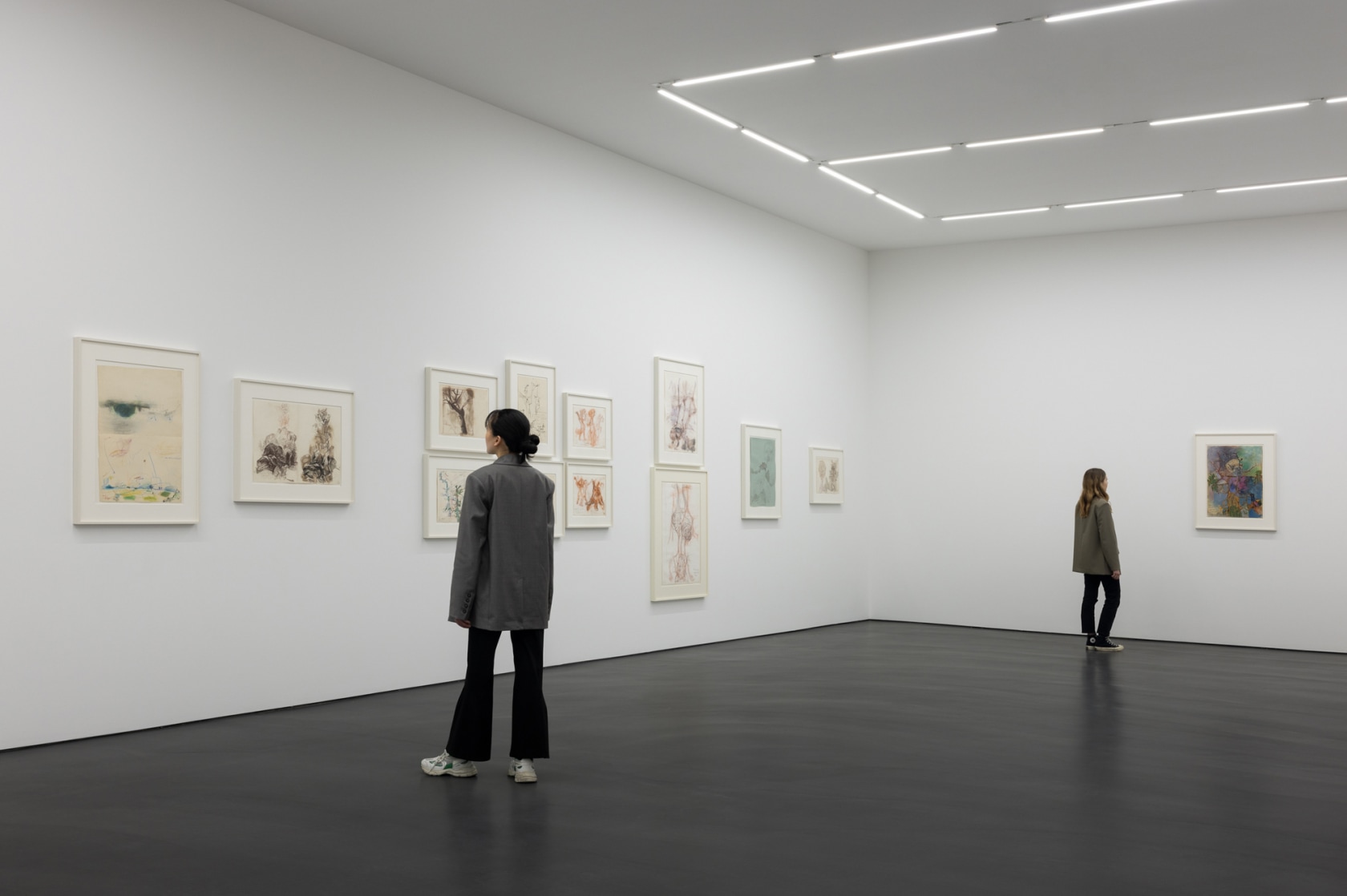 Exhibition view: Ends of Research. Stefan Bertalan, Esther Schipper, Berlin, 2023. Photo © Andrea Rossetti