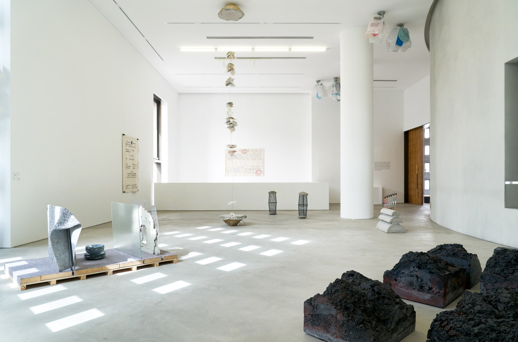 Exhibition view: Gabriel Kuri, Aranya Art Center, March 12 – June 25, 2023. Photo © Sun Shi