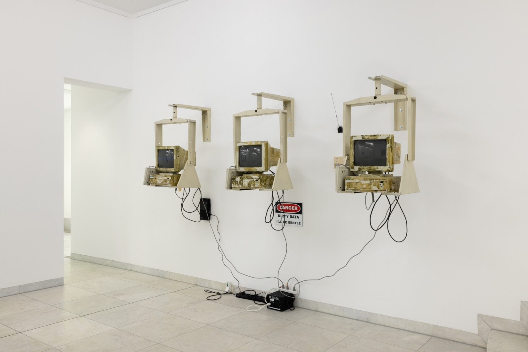 Exhibition view: Julia Scher, Maximum Security Society, Museum Abteiberg, Mönchengladbach, 2023. Photo © Andrea Rossetti