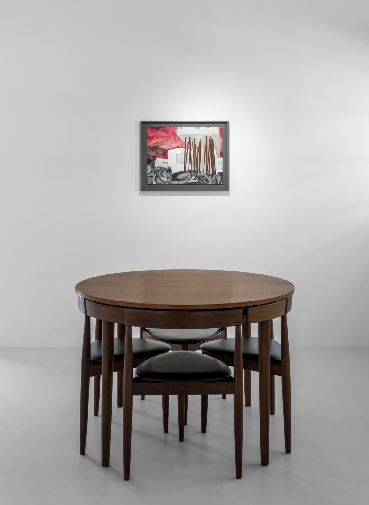 Exhibition view: The Window. Isa Melsheimer, Esther Schipper, Seoul, 2023. Photo © Hyun Jun Lee