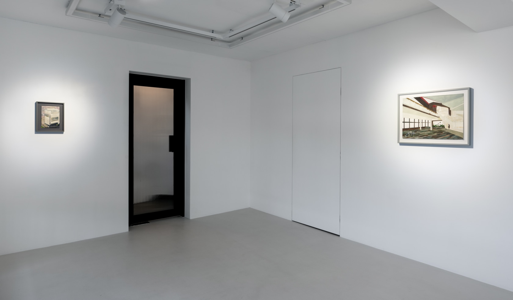 Exhibition view: The Window. Isa Melsheimer, Esther Schipper, Seoul, 2023. Photo © Hyun Jun Lee
