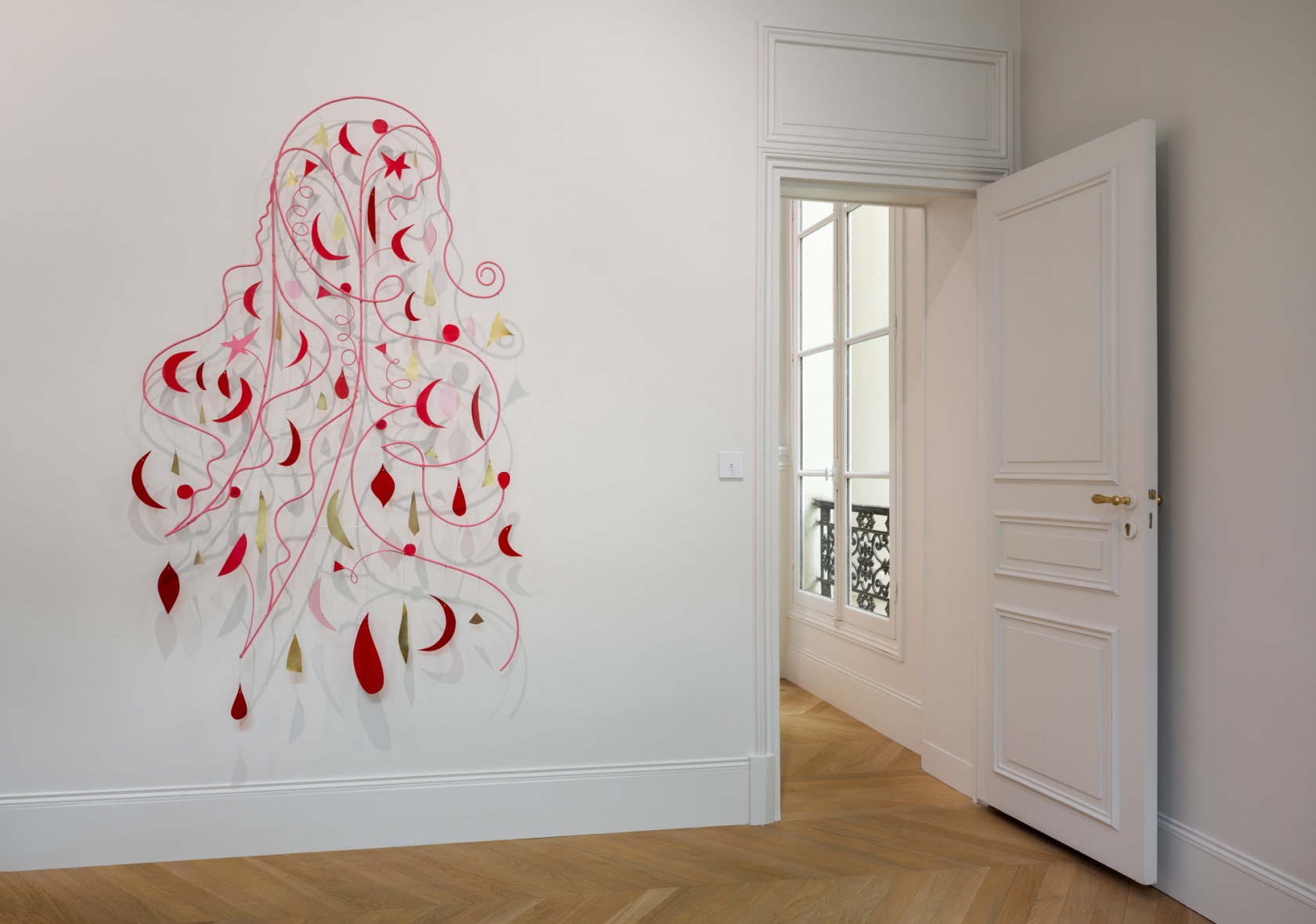 Exhibition view: Nathan Carter, Faction de Femmes, Lady Lieutenants and the Triangular Trixic Cryptical Curvy Constellation, Esther Schipper, Paris, 2023....