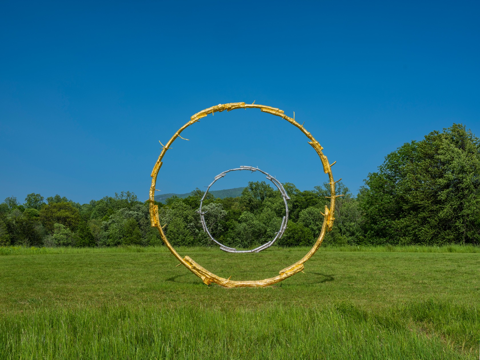 Exhibition view: Ugo Rondinone, the sun and the moon, Storm King Art Center, New Windsor, New York, 2023. Photo ©...