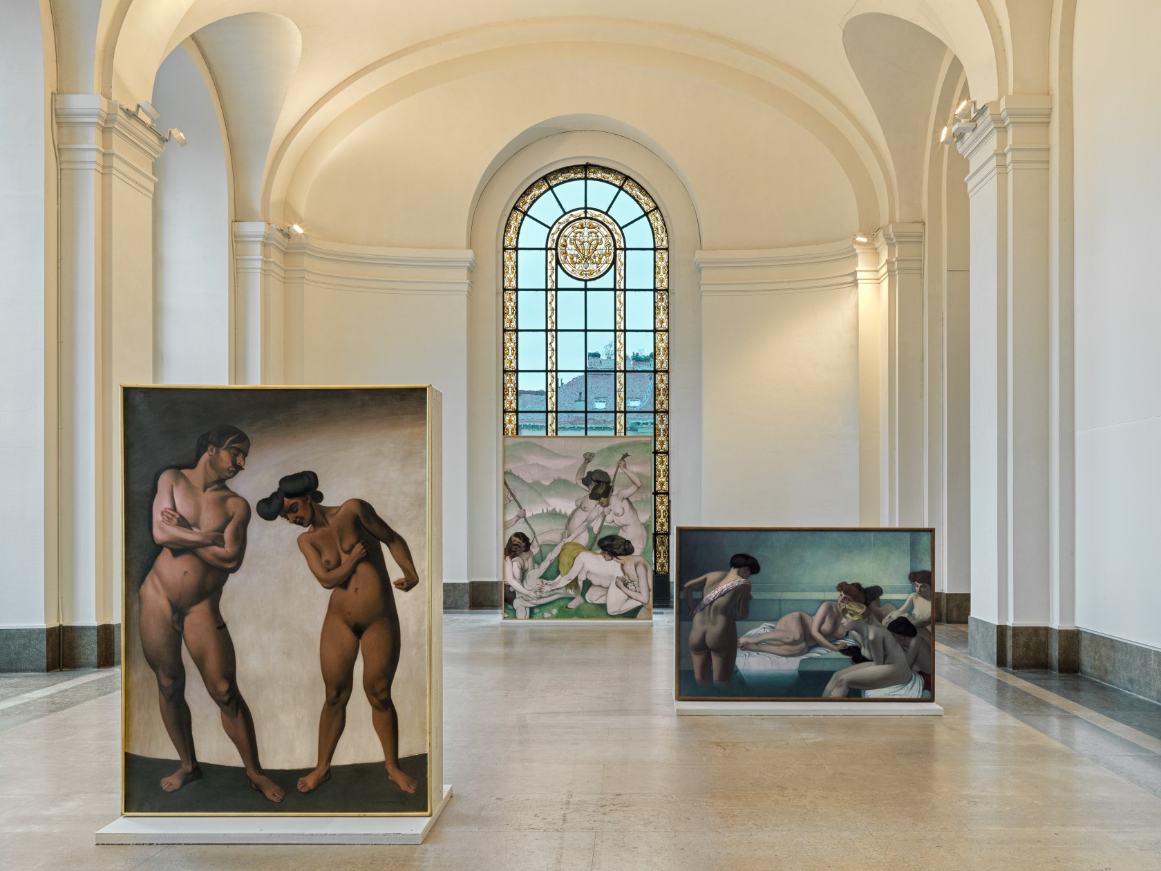 Exhibition view: Ugo Rondinone, when the sun goes down and the moon comes up, Musée d’art et d’histoire de Genève,...