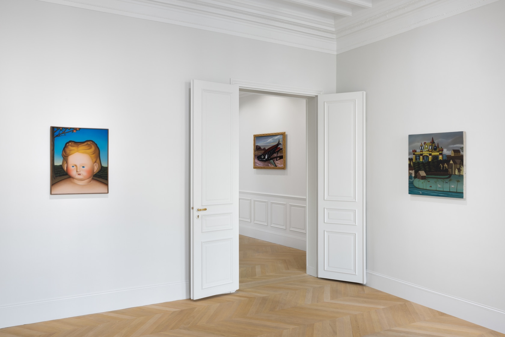 Exhibition view: Sun Yitian, Once upon a time, Esther Schipper, Paris, 2023. Photo © Andrea Rossetti