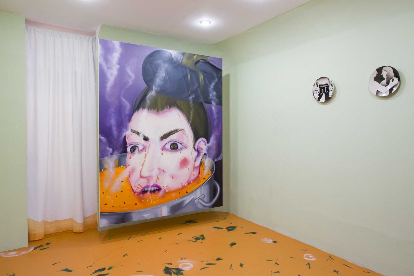 Exhibition view: Karolina Jabłońska, Dinner, Piana Gallery Foundation, Krakow, 2023. © Fundacja Galerii Piana