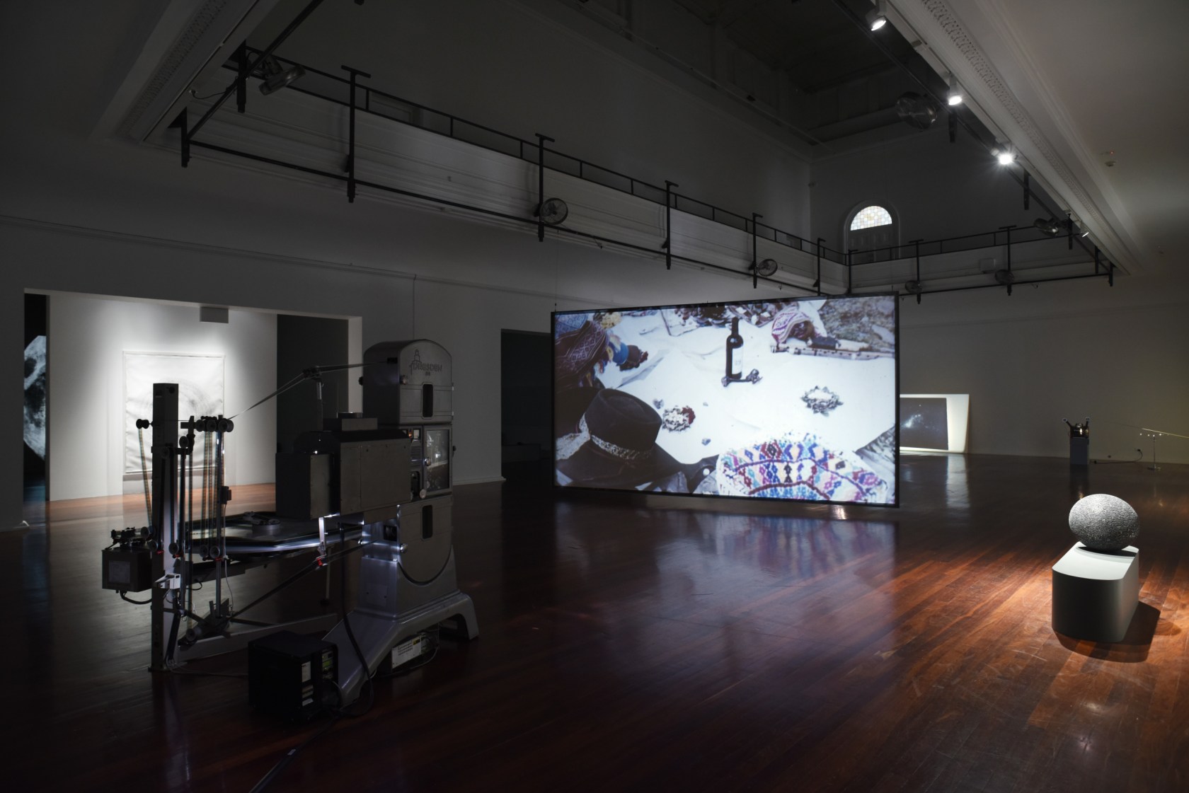 Exhibition view: Rosa Barba, Emanations, 2023, PICA – Perth Institute of Contemporary Arts, Perth, 2023. © Rosa Barba / VG...