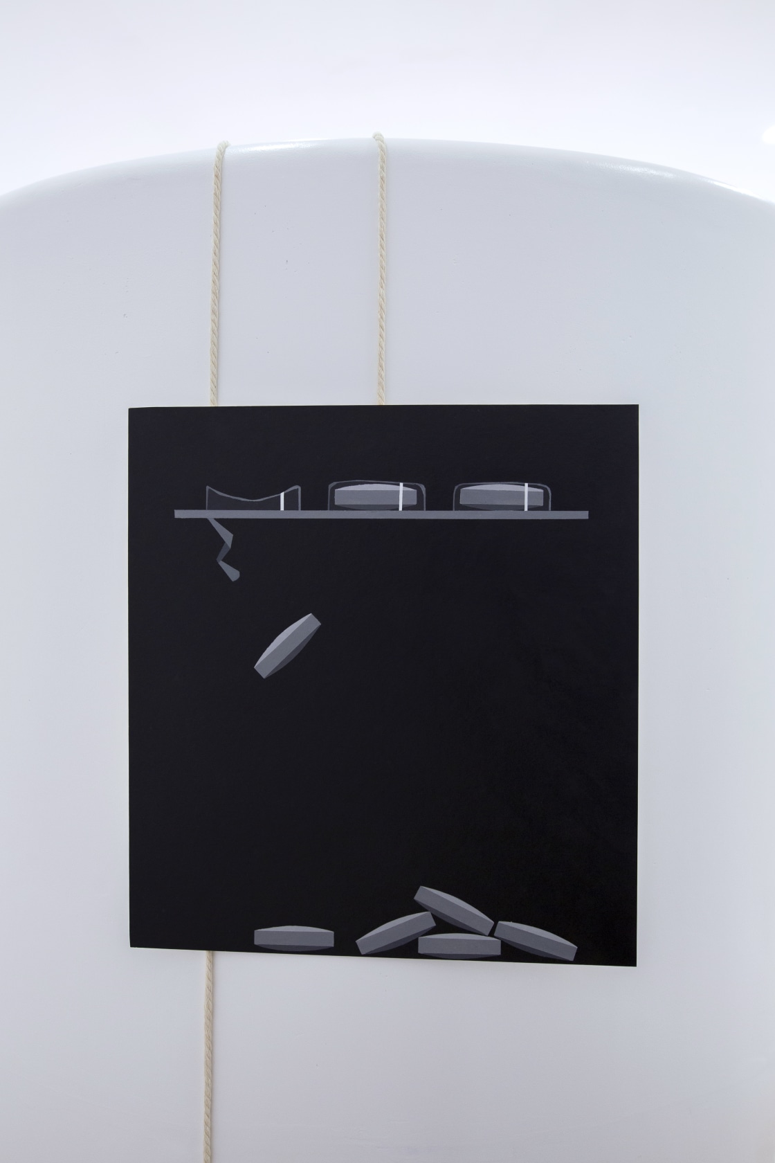 Exhibition view: Labels, Piana Gallery Foundation, Kraków, 2024. Photo © Filip Rybkowski