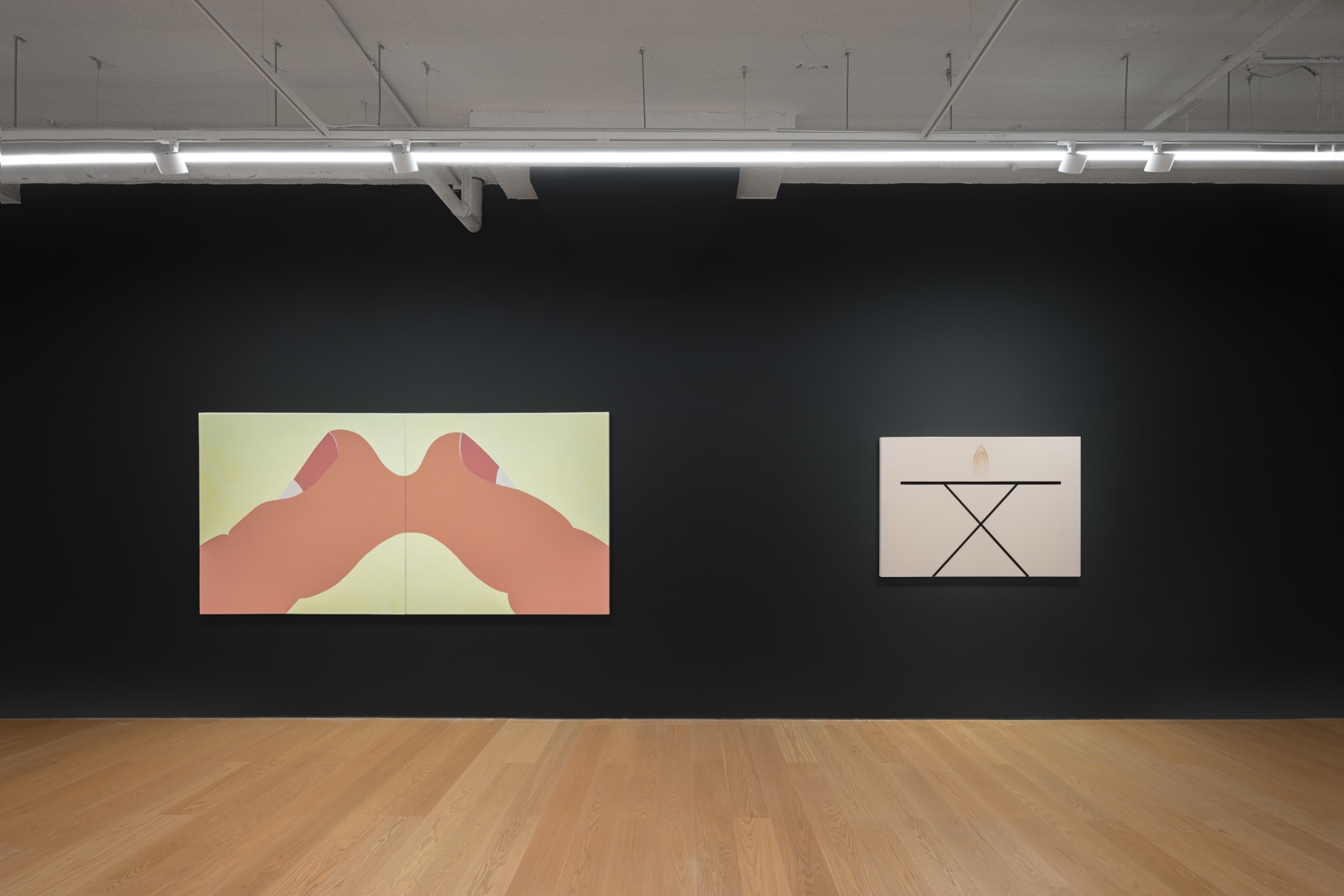 Exhibition view: Tomasz Kręcicki, Light as A Feather, Longlati Foundation, Shanghai, 2024. Photo © Longlati