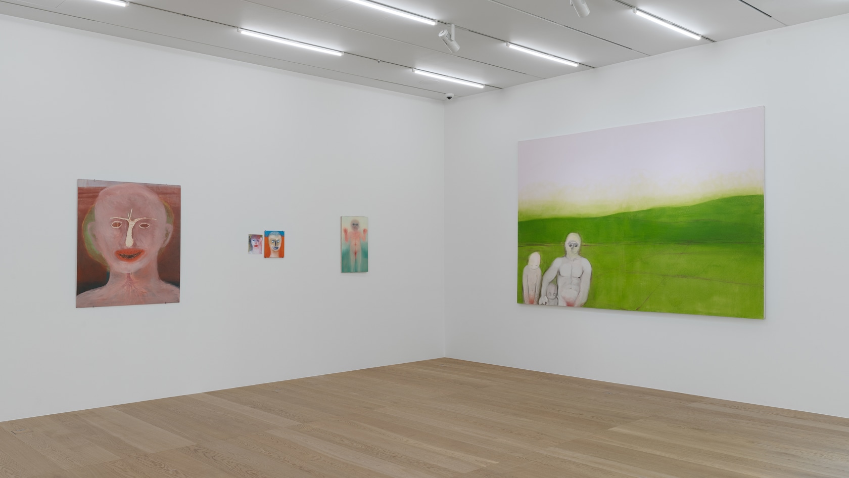 Exhibition view: Portrait of a Collection. Works from the Pinault Collection, with Dominique Gonzalez-Foerster, Anri Sala and Anicka Yi, SONGEUN...