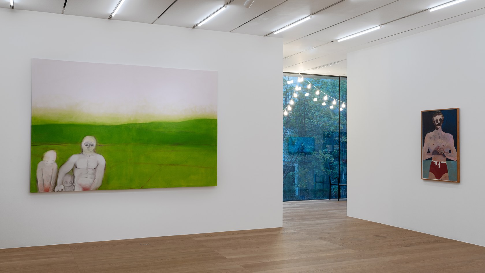 Exhibition view: Portrait of a Collection. Works from the Pinault Collection, with Dominique Gonzalez-Foerster, Anri Sala and Anicka Yi, SONGEUN...