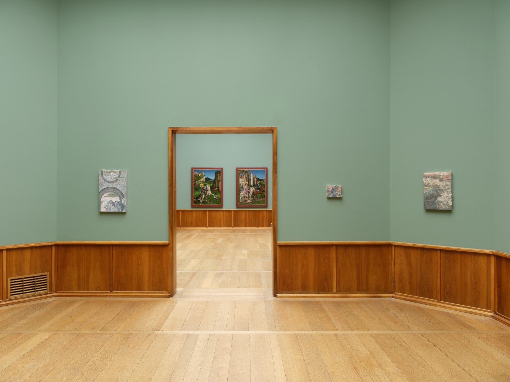 Exhibition view: Anri Sala, Anri Sala – In the Midst of Old Masters, Kunstmuseum Basel, 2024. Photo © Max Ehrengruber