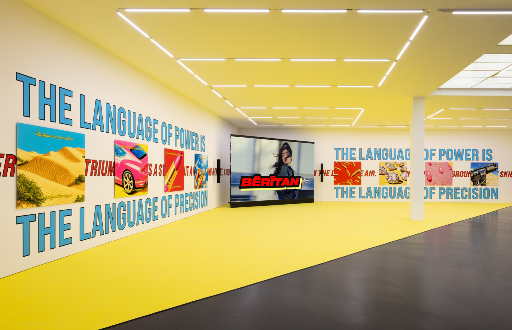 Exhibition view: Cemile Sahin, ROAD RUNNER, Esther Schipper, Berlin, 2025. Photo: © Andrea Rossetti