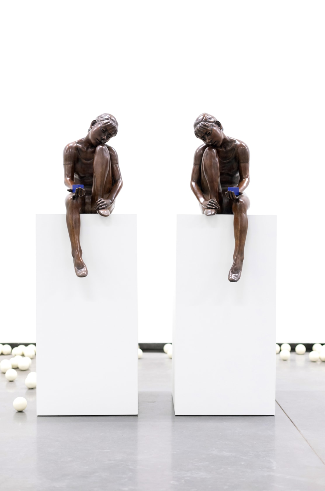 Exhibition view: Ryan Gander, Grunts, hoots, whimpers, barks and screams, Helga de Alvear Museum, C&aacute;ceres, 2024. Photo &copy; Tania Castro