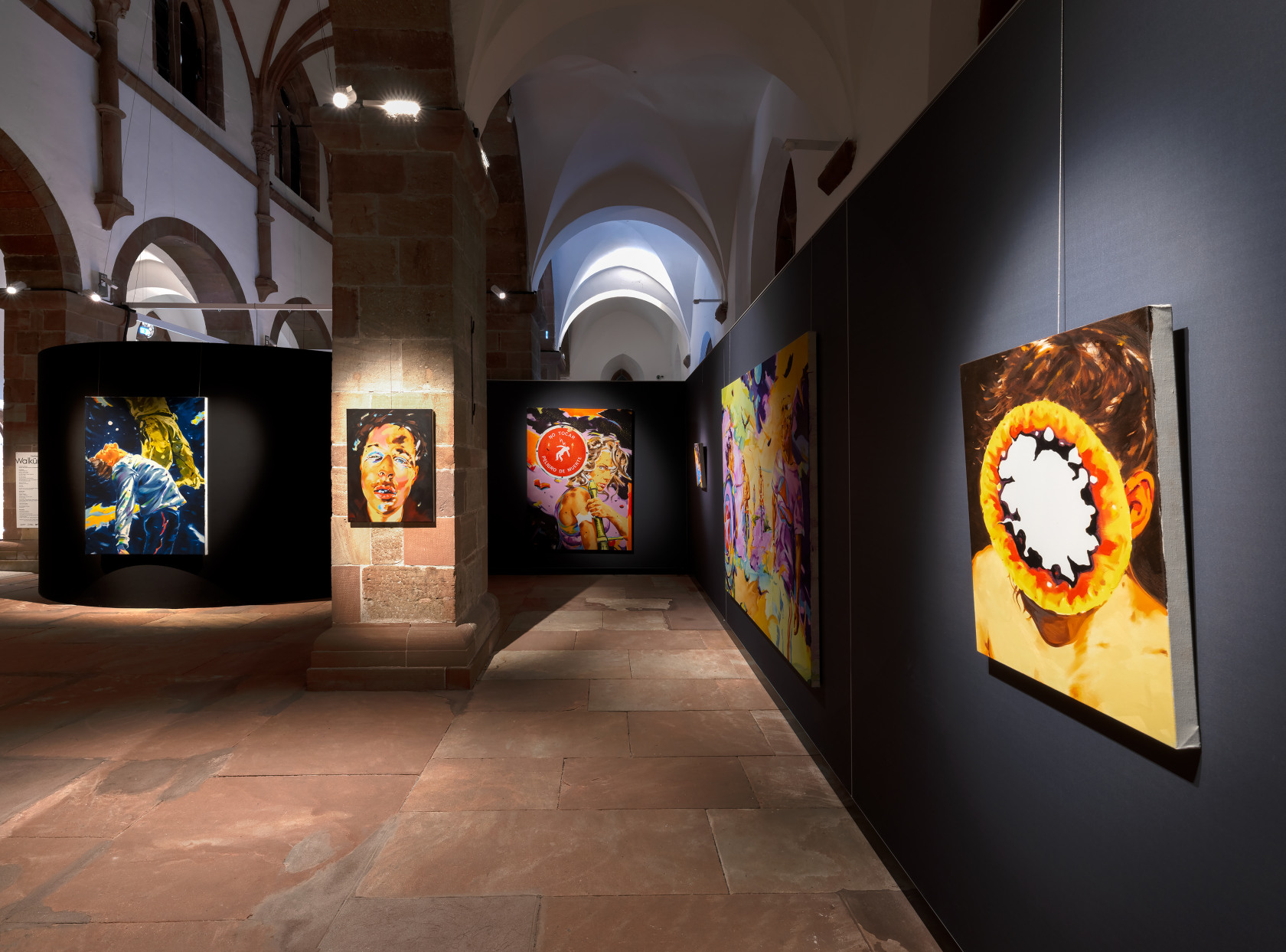 Exhibition view: Norbert Bisky, Walküren, Museum Andreasstift, Worms, 2024. Photo: © Museum Andreasstift. © the artist / VG Bild-Kunst, Bonn...