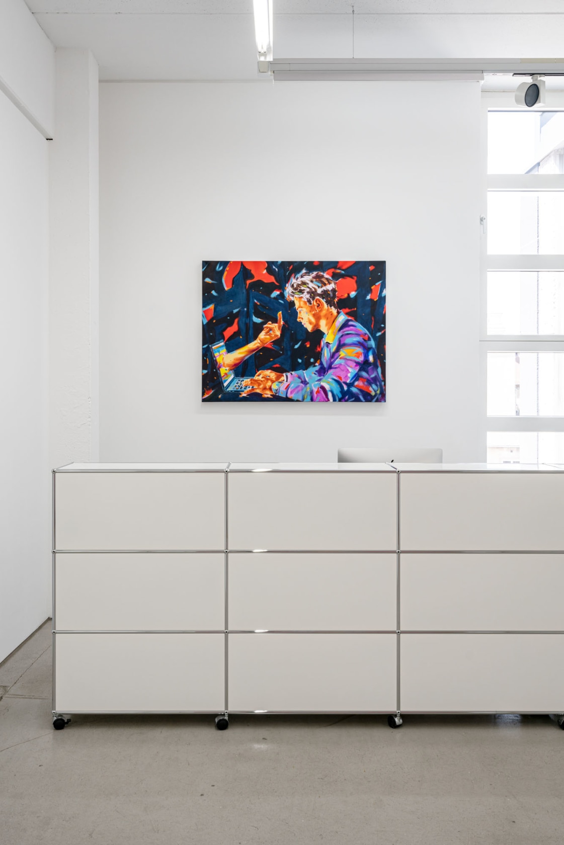 Exhibition view: Norbert Bisky, DISINFOTAINMENT, G2 Kunsthalle, Leipzig, 2021. © G2 Kunsthalle. © the artist / VG Bild-Kunst, Bonn 2025