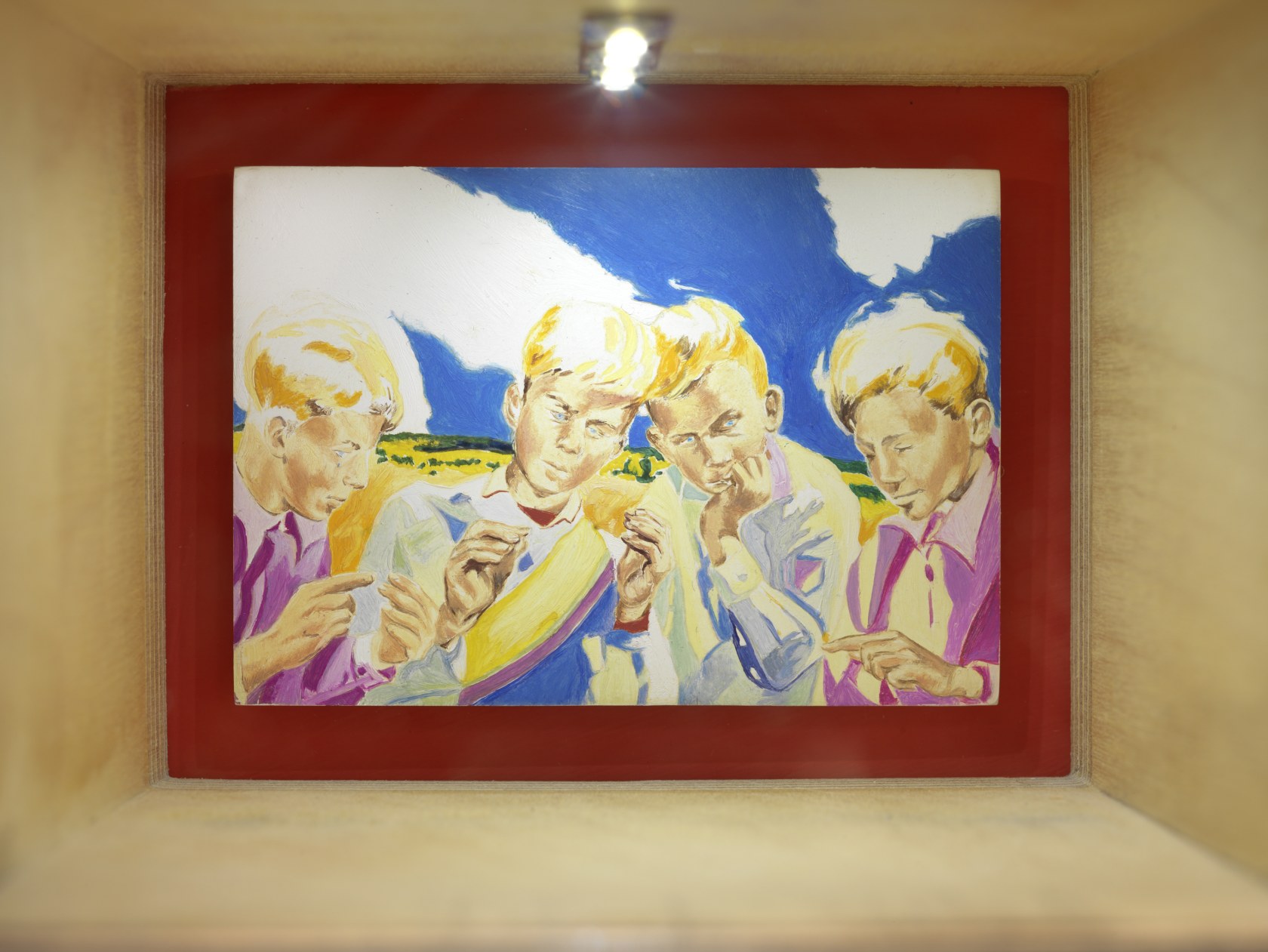 Exhibition view: Norbert Bisky, A Retrospective. Ten Years of Painting, Kunsthalle Marcel Duchamp, Cully, 2011. © Kunsthalle Marcel Duchamp. ©...