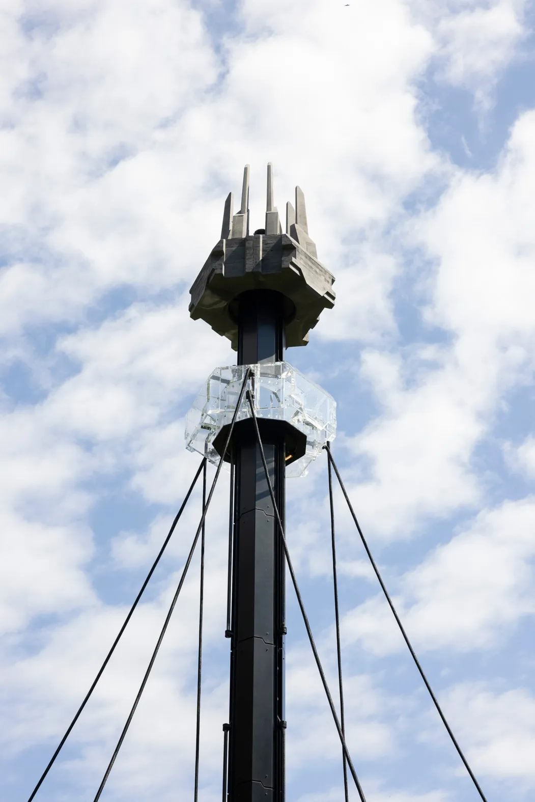Detail: Philippe Parreno, Membrane, 2024. Exhibition view: Dance with Daemons, 2025, Parc des Ateliers, LUMA Arles. Photo © Andrea Rossetti