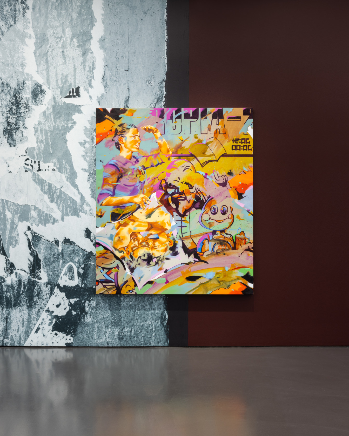 Exhibition view: Norbert Bisky, Polympsest, Esther Schipper, Berlin, 2025. Photo © Andrea Rossetti. © Norbert Bisky / VG Bild-Kunst, Bonn...