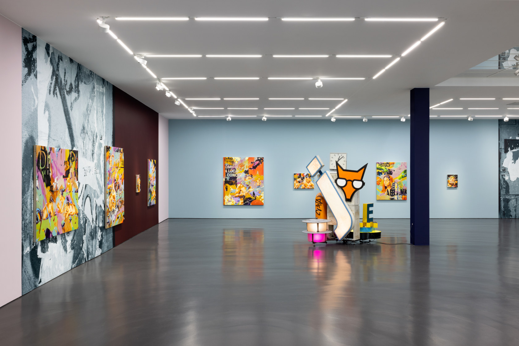 Exhibition view: Norbert Bisky, Polympsest, Esther Schipper, Berlin, 2025. Photo © Andrea Rossetti. © Norbert Bisky / VG Bild-Kunst, Bonn...