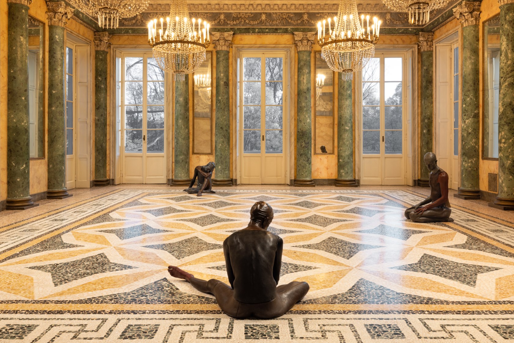 Exhibition view: Ugo Rondinone, terrone, GAM Galleria d'Arte Moderna di Milano, 2025. Photo © Andrea Rossetti