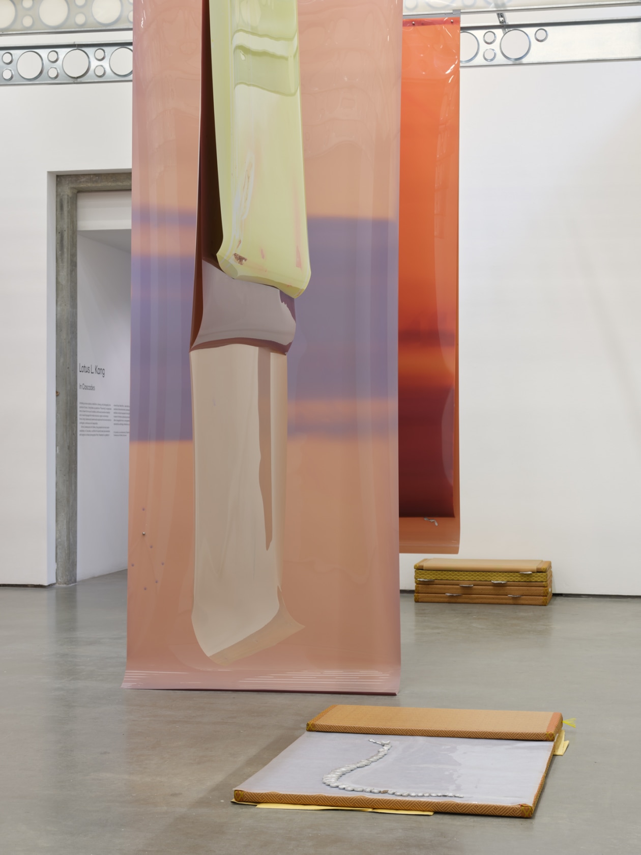 Exhibition view: Lotus L. Kang, In Cascades, Contemporary Art Gallery Vancouver, 2023. Photo © Rachel Topham Photography