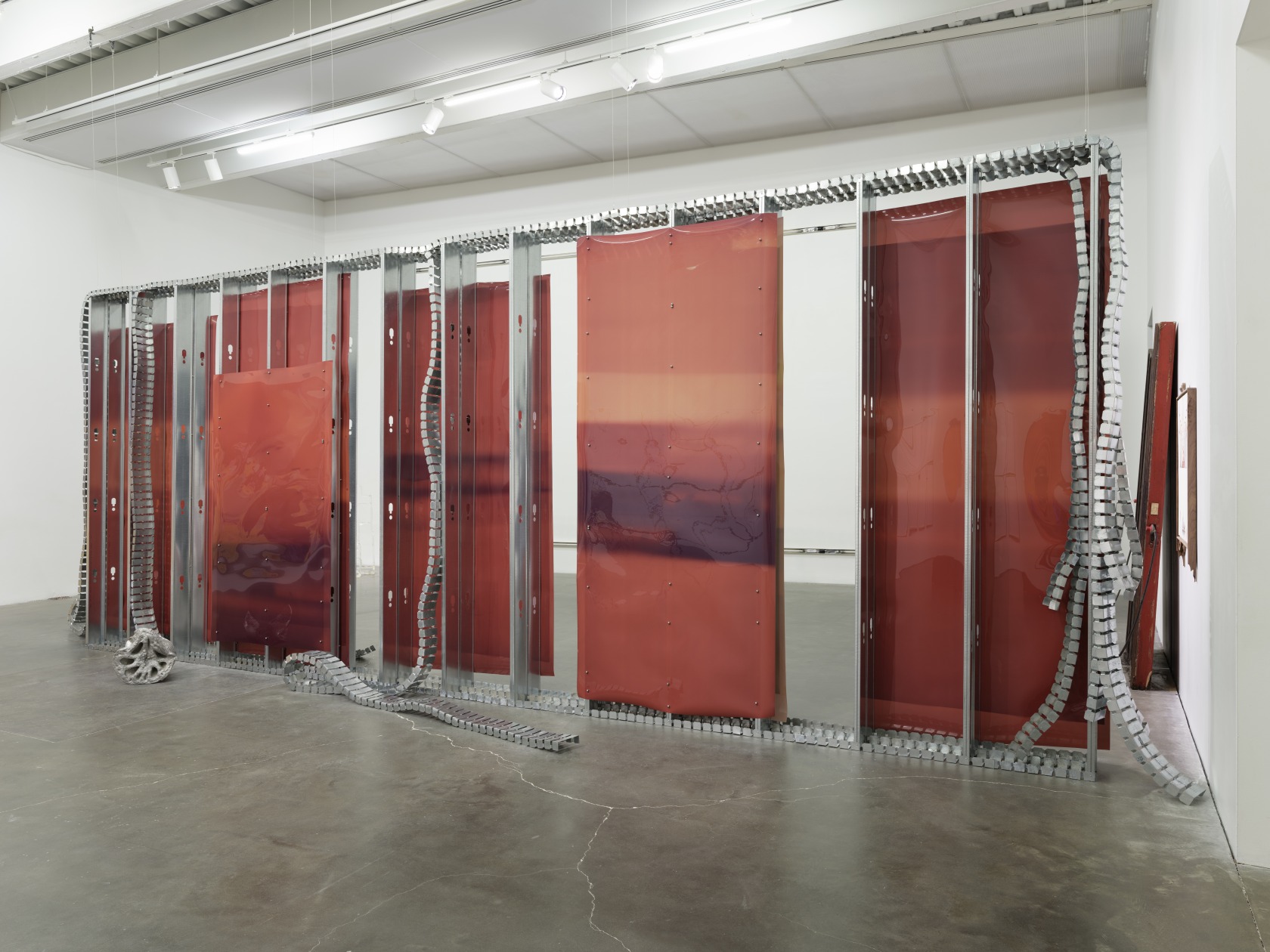 Exhibition view: Lotus L. Kang, 2021 Triennial: Soft Water, Hard Stone, New Museum, New York, 2021. Photo credit © Sebastian...