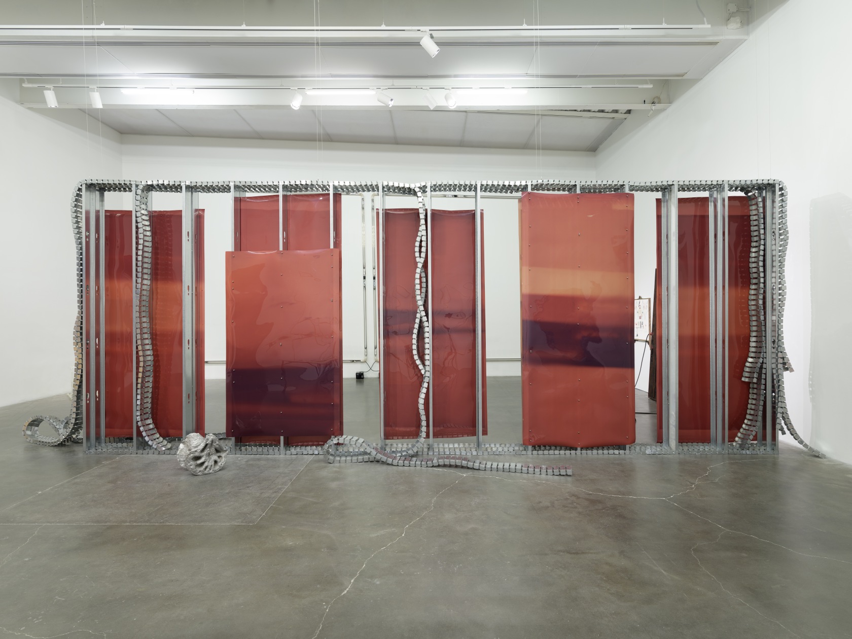 Exhibition view: Lotus L. Kang, 2021 Triennial: Soft Water, Hard Stone, New Museum, New York, 2021. Photo credit © Sebastian...