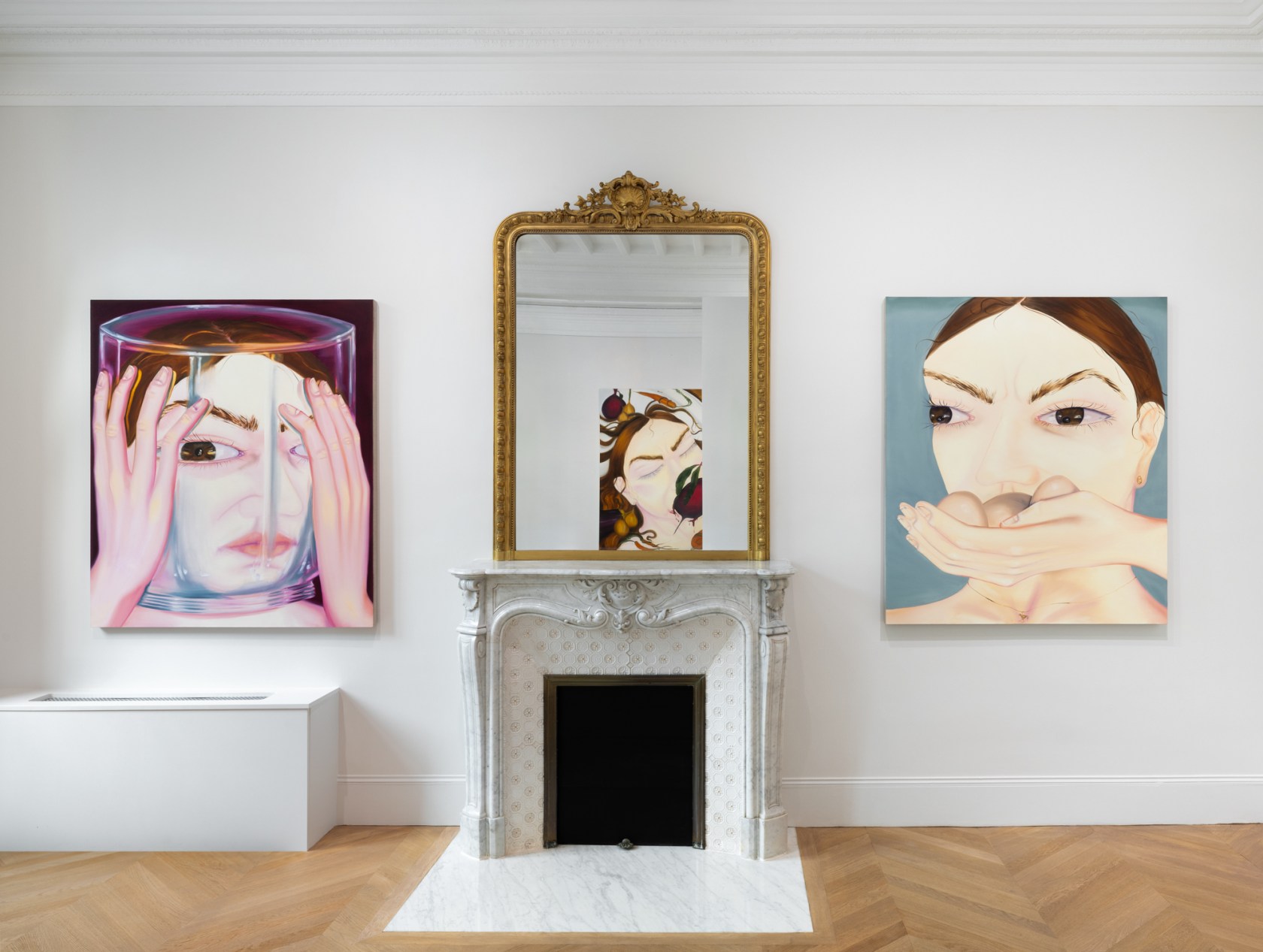 Exhibition view: Karolina Jabłońska, Jarred Kitchen, Esther Schipper, Paris, 2025. Photo © Andrea Rossetti