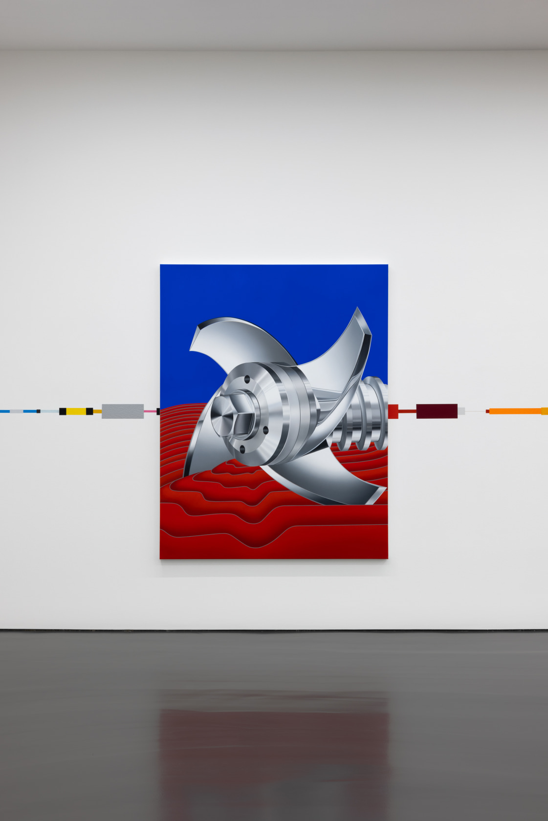 Exhibition view: Jac Leirner and Rafa Silvares, Ensemble, Esther Schipper, Berlin, 2025. Photo © Andrea Rossetti