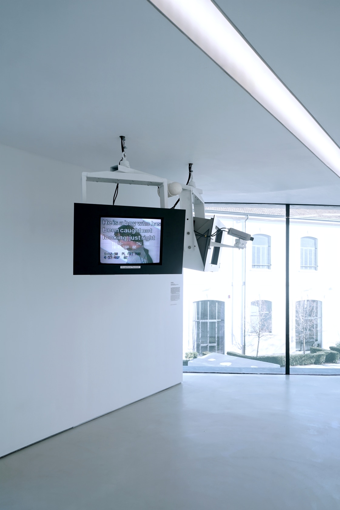 Exhibition view: Angela Bulloch, Dominique Gonzalez-Foerster, Liam Gillick, Pierre Huyghe, Philippe Parreno, Anri Sala, Julia Scher, 1+1. The relational years,...