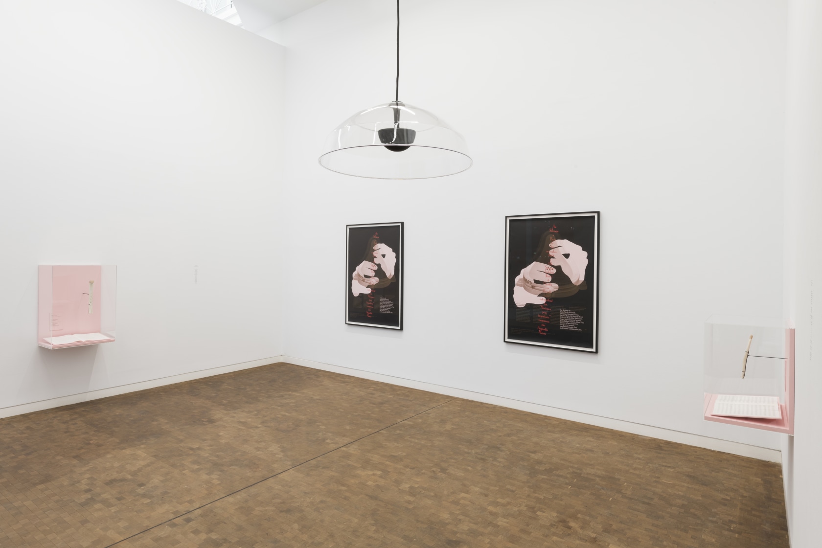 Exhibition view: Saâdane Afif, The Fountain Archives and Beyond…, Fundació Antoni Tàpies, Barcelona, 2021. Photo © Fundació Antoni Tàpies