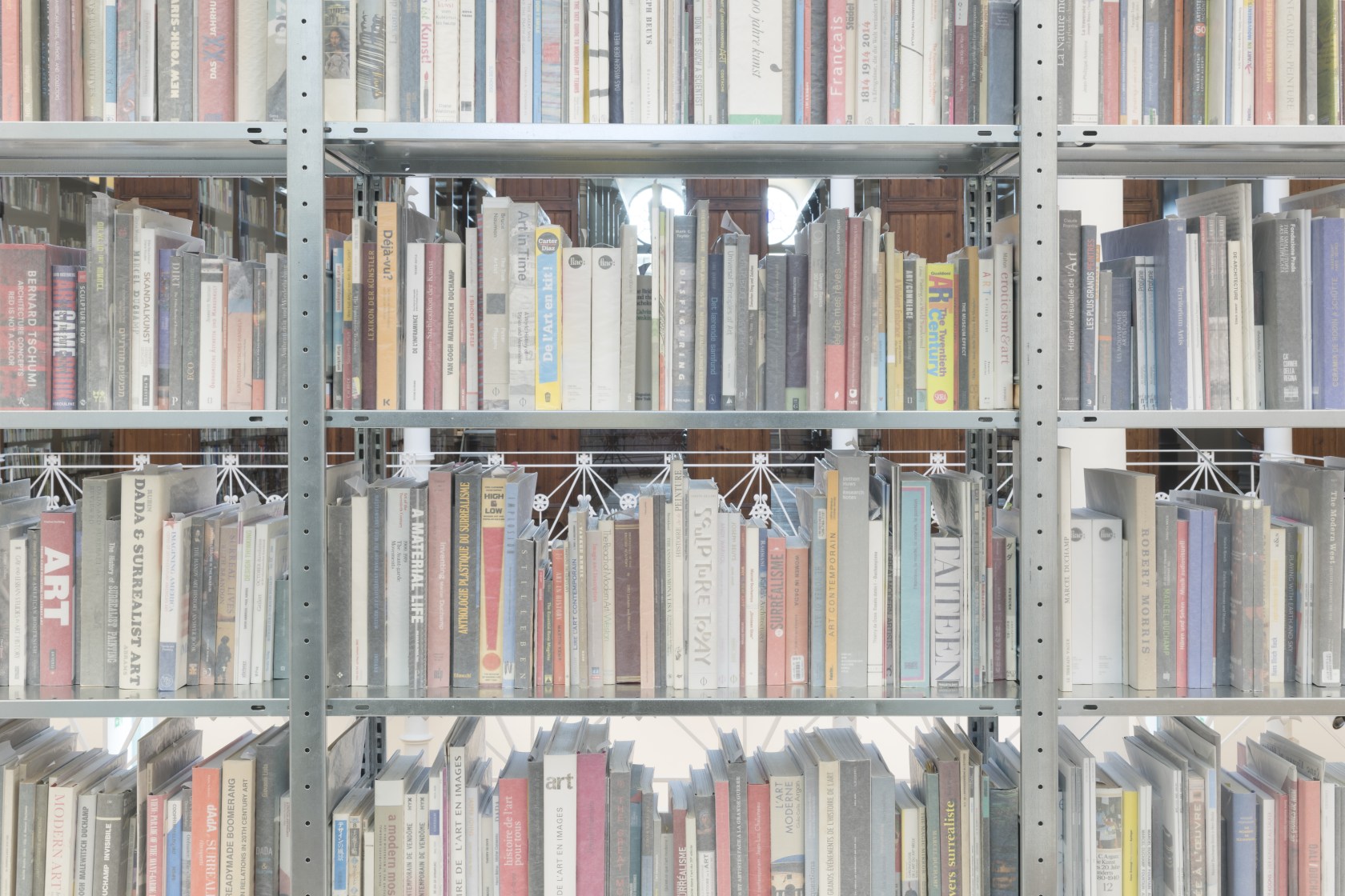 Exhibition view: Saâdane Afif, The Fountain Archives and Beyond…, Fundació Antoni Tàpies, Barcelona, 2021. Photo © Fundació Antoni Tàpies