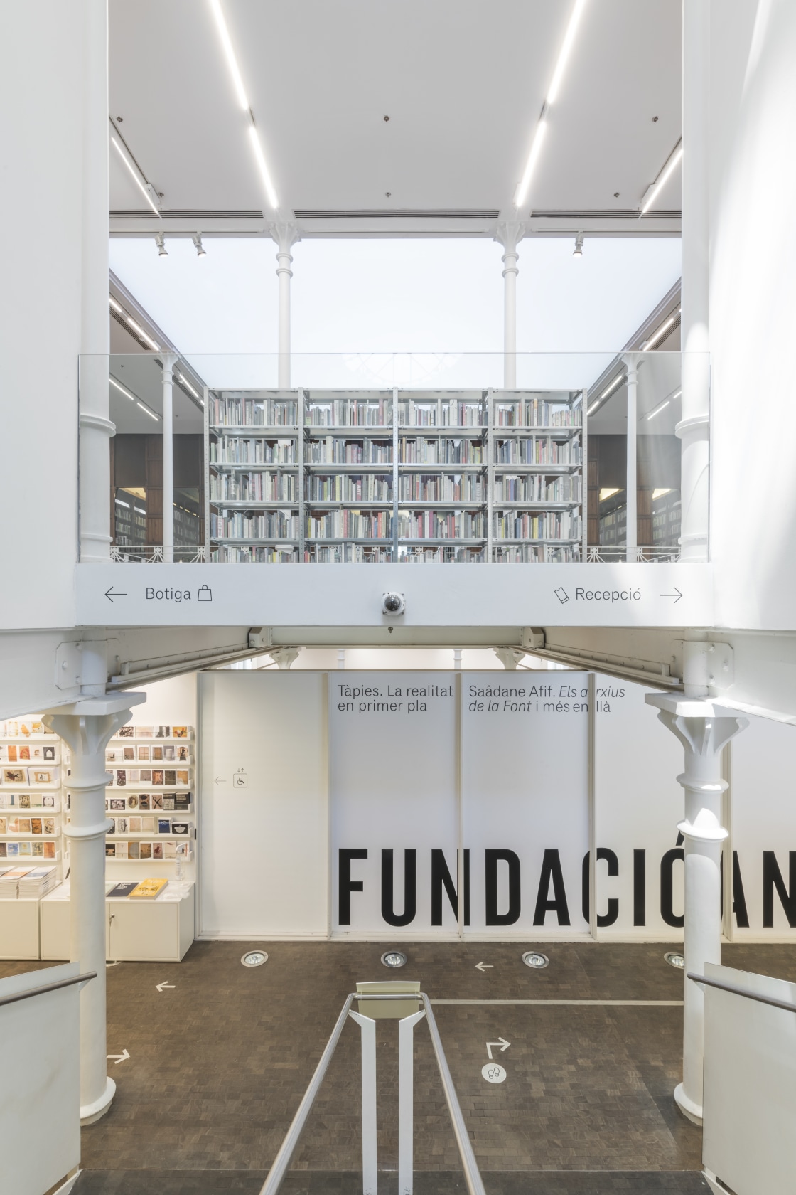 Exhibition view: Saâdane Afif, The Fountain Archives and Beyond…, Fundació Antoni Tàpies, Barcelona, 2021. Photo © Fundació Antoni Tàpies