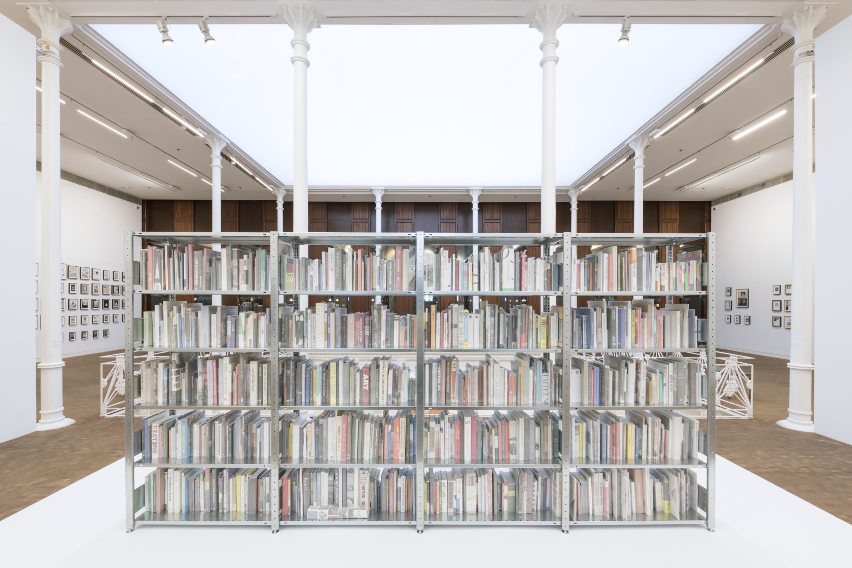 Exhibition view: Saâdane Afif, The Fountain Archives and Beyond…, Fundació Antoni Tàpies, Barcelona, 2021. Photo © Fundació Antoni Tàpies