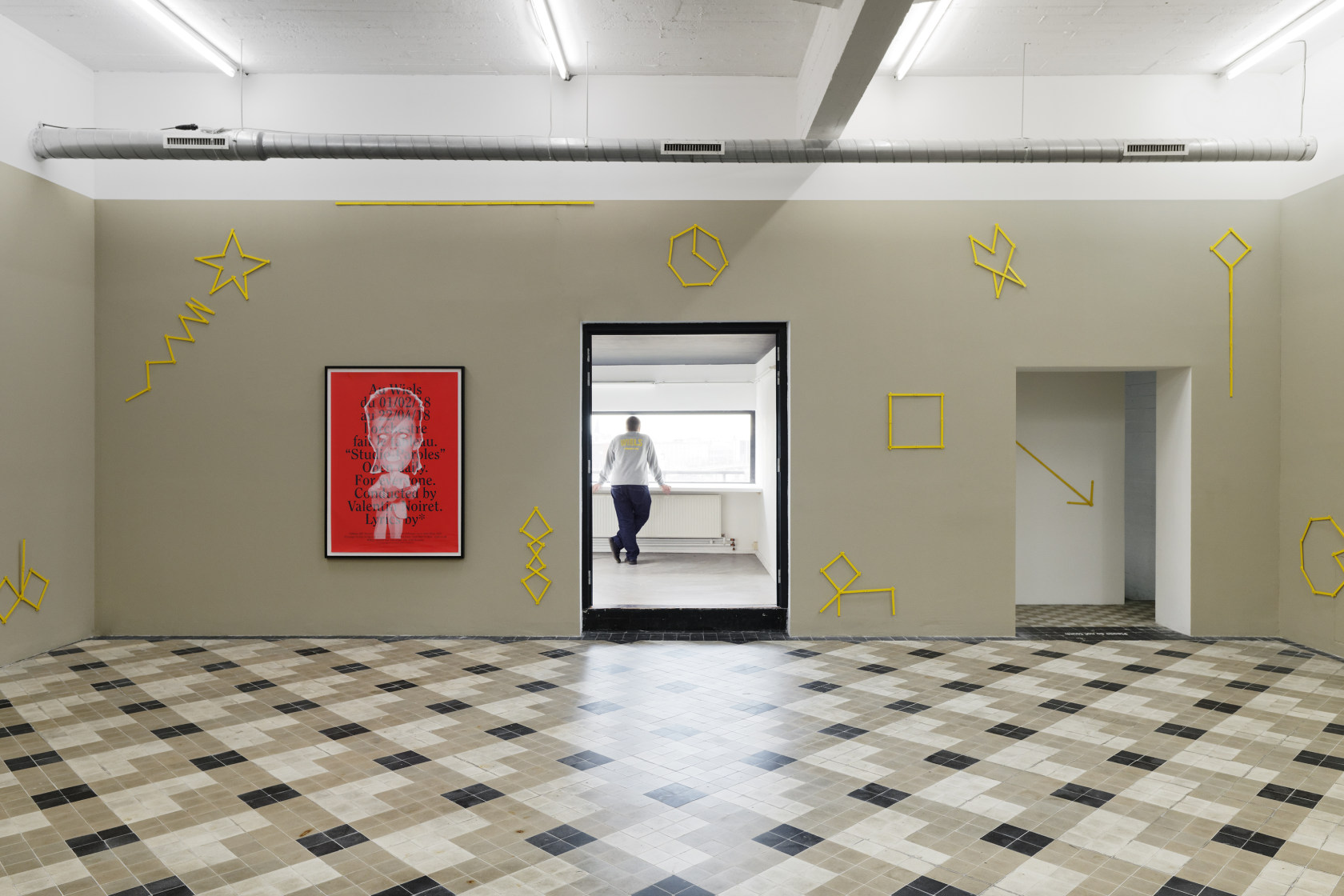 Exhibition view: Saâdane Afif, Paroles, WIELS Contemporary Art Centre, Brussels, 2018. Photo © Aurélien Mole
