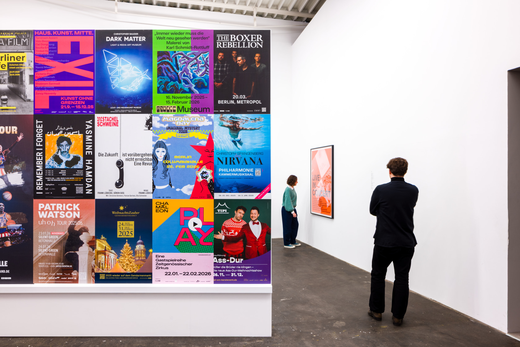 Exhibition view: Saâdane Afif, Five Preludes, Hamburger Bahnhof, Berlin, 2025. Photo © Jacopo La Forgia